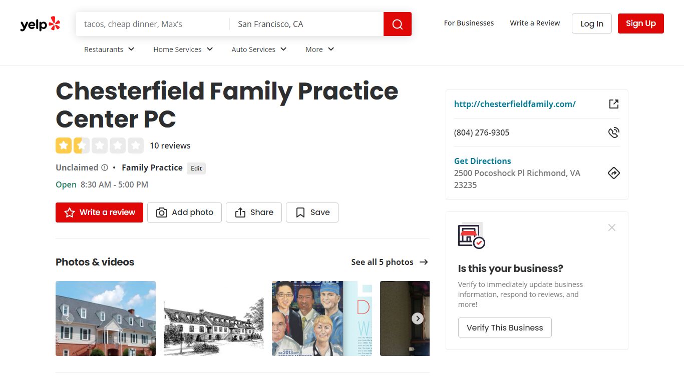 Chesterfield Family Practice Center PC - Yelp
